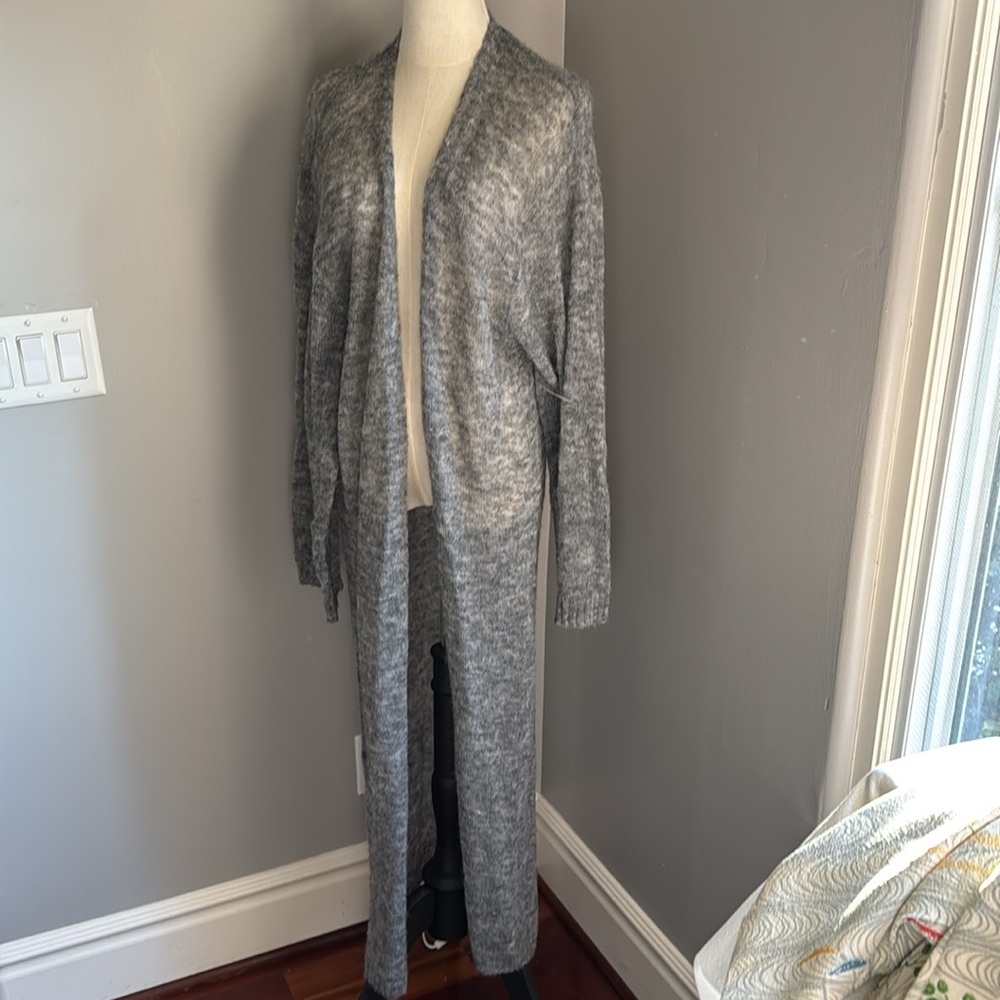 Anthropologie Lightweight Duster Kimono  - Grey - One Size - Picture 7 of 8